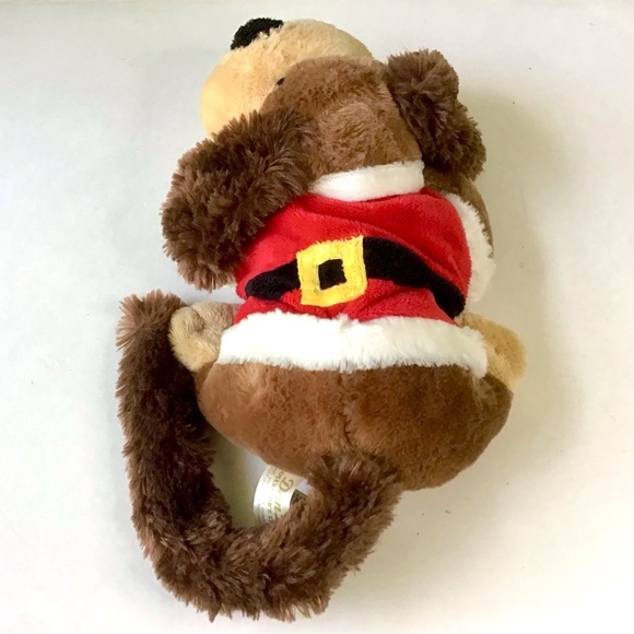 Dan Dee Animated Santa Dog 12” Plush Rolls Over Talks Bark Sings Christmas WORKS - Picture 8 of 11